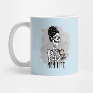 Skeleton Mom Life Mug